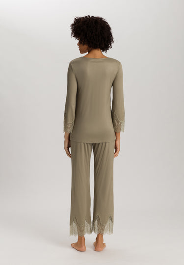 Melia Scalloped Lace Pajama Set | Silver Sage 74803-2651